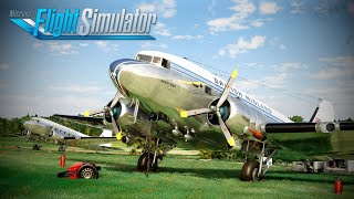 British Midland (G-AOGZ) | Asobo Douglas DC-3 | Into the Blue Simulations video