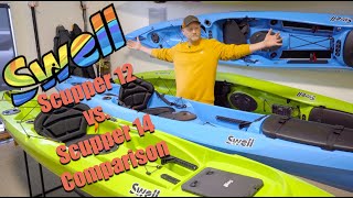 Swell Scupper 12 VS 14 : High Performance Sit On Top Kayak Walkthrough