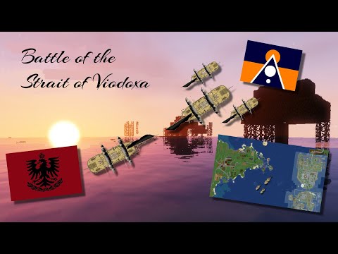 TopHatPenguin - MINECRAFT Naval Battle! | Battle of the Straight of Viodoxa