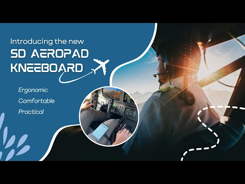 SD Aeropad Kneeboard Demo | Compact Design for Pilots and Aviation Enthusiasts