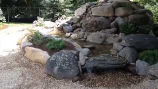 preview picture of video 'Stow Massachusetts Pondless Waterfall and Patio Timelapse'