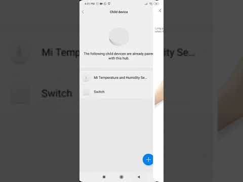 Child devices you can add to Xiaomi Mijia Multi-Mode ZigBee 3.0 Smart Gateway ZNDMWG03LM