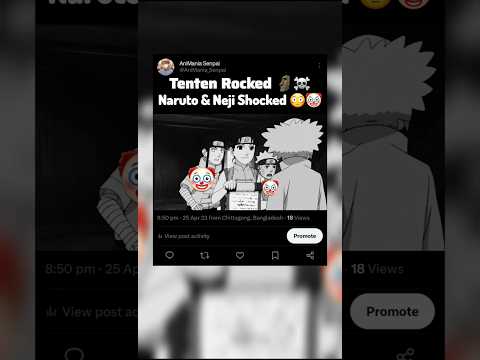 Tenten Rocked 🗿☠️ | Naruto & Neji Shocked 😳🤡  #Tenten #neji #naruto #animememes