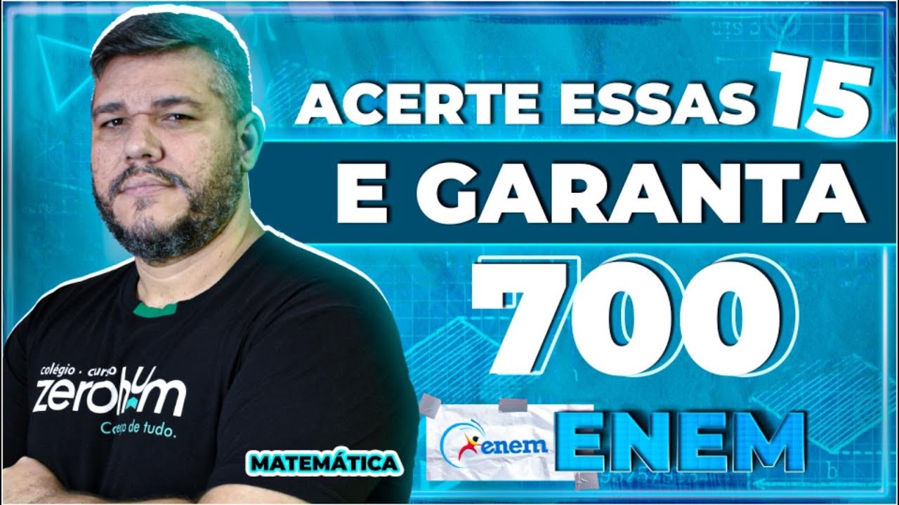 🔴Live 2: Revisão Matemática ENEM 2022 #enem2022