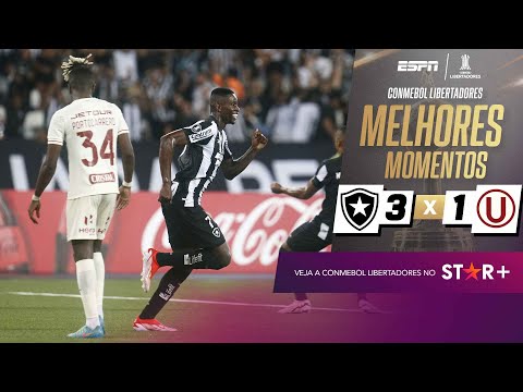 Gols e lances de Botafogo x Universitario