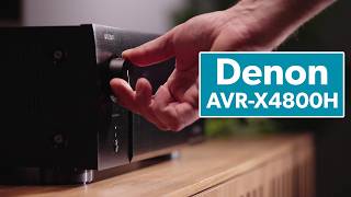 Video thumbnail for Denon AVR-X4800H 9.4-channel AV receiver | Crutchfield by CRUTCHFIELD