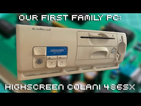 Our First PC: Highscreen Colani 486SX