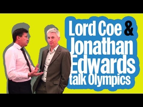 Lord Sebastian Coe and Jonathan Edwards talk Olympics