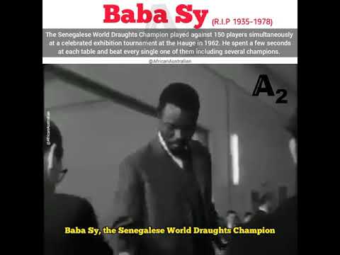 Baba Sy - Senegalese World Draughts Champion