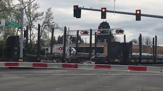 Portland and Western Empty Log Train headed to Tualatin