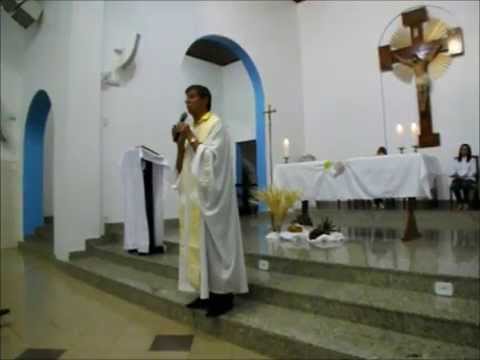 Compacto da Missa da Ceia do Senhor - Lava pés - 2015. Igreja Matriz do B. Pinheirinho