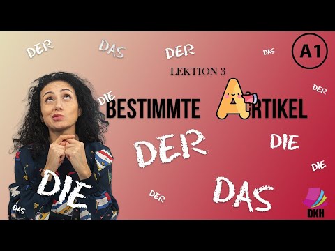 Bestimmte Artikel: Der, Die, Das / A1 Deutschkurs / Lektion 3 / Deutsch lernen / Learn german