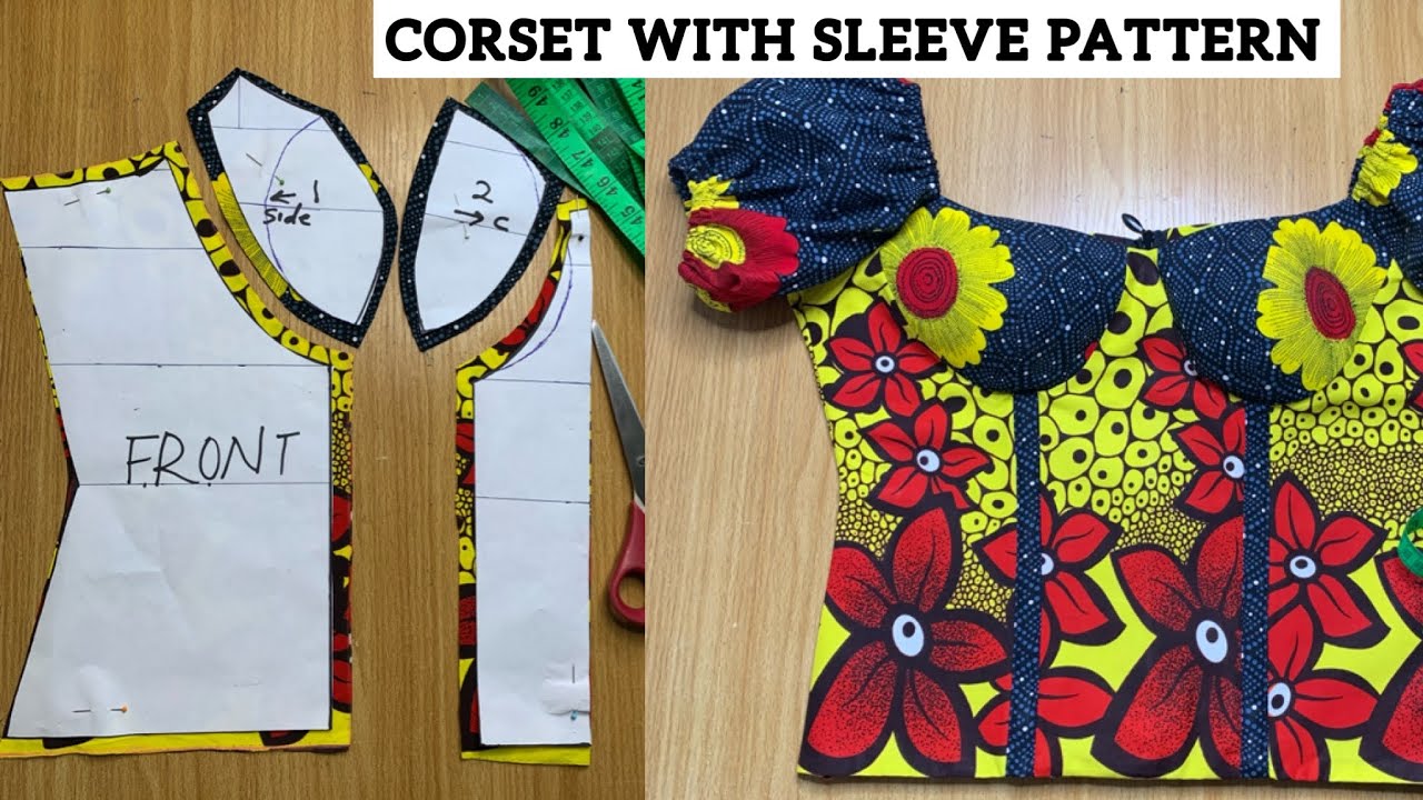 Watch video HOW TO DRAFT A CORSET WITH SLEEVES / pattern drafting/ Beginners friendly. Now HOW TO DRAFT A CORSET WITH SLEEVES / pattern drafting/ Beginners friendly.