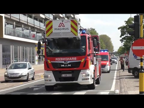 Brandweer, en Ziekenwagens met spoed onderweg in Gent