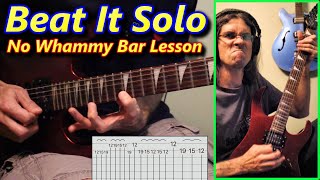 Beat it guitar solo lesson (no whammy bar)