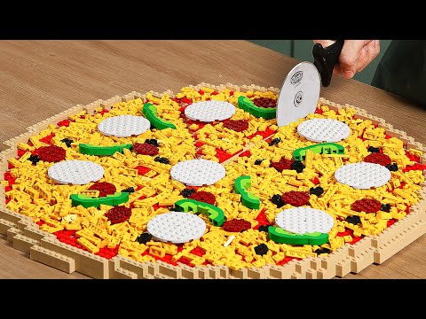 Cooking GIANT Food Challenge Best of LEGO COOKING Compilation 2024 | Stop Motion ASMR