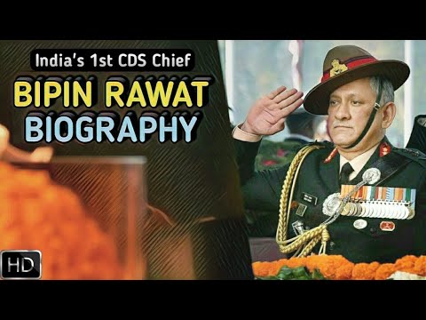 General Bipin Rawat Biography | India's First Chief Of Defence Staff (Hindi) Video