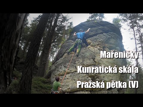 Lezení na písku - Kunratická skála - Pražská pětka
