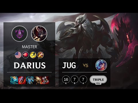 Darius Jungle vs Nunu & Willump - NA Master Patch 11.24b
