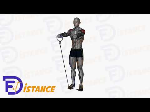 Exercice Élévations frontales avec bande élastique