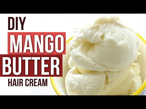 DIY Mango Cupuacu Butter Hair Cream | NO Coconut Oil or Shea Butter Video