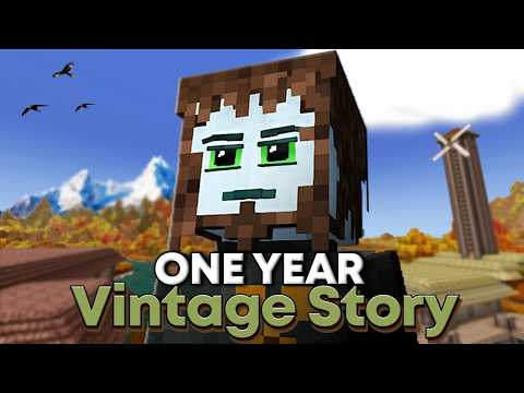I Survived ONE YEAR in Vintage Story...