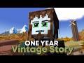 I Survived ONE YEAR In Vintage Story