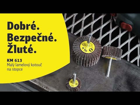 KLINGSPOR KM 613 malý lamelový kotouč na stopce