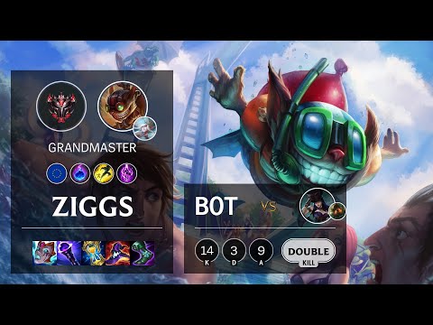 Ziggs Bot vs Caitlyn - EUW Grandmaster Patch 11.11