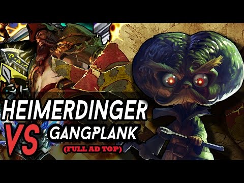 Heimerdinger VS Full AD Gangplank! | DIAMOND RANKED