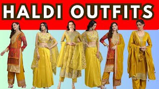 BEAUTIFUL OUTFITS FOR BRIDESMAIDS 💛 | MYNTRA HALDI OUTFIT IDEAS
