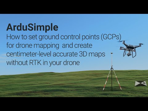 How to set control points for drone mapping and create centimeter-accurate 3D maps without RTK drone