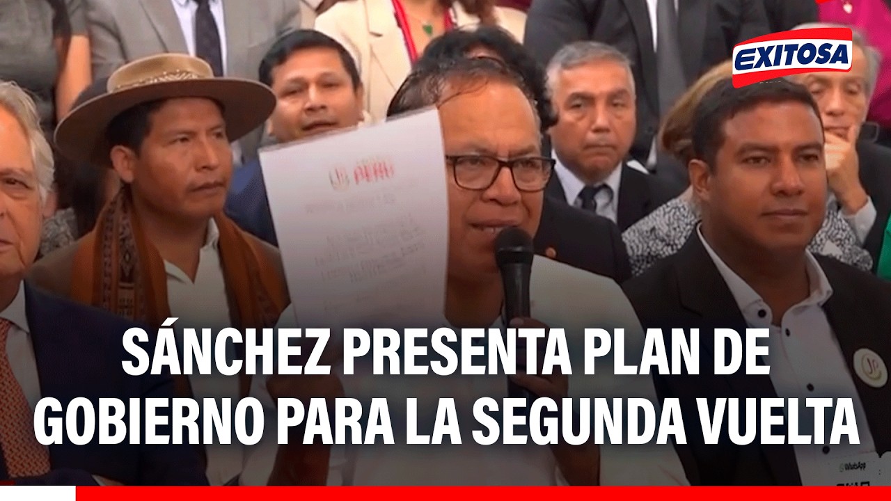 🔴🔵 Roberto Sánchez presenta plan de Gobierno: “El futuro del Perú está aquí”, sostuvo