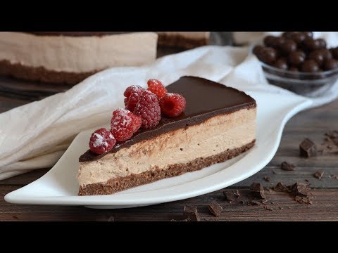 Fine chocolate cheesecake without baking