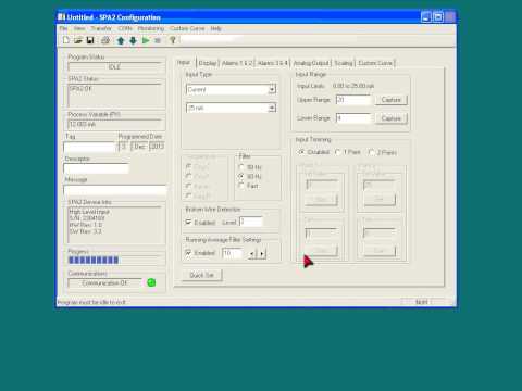 Spa2 Hlprg Configuration Software Tutorial Input Tab