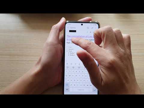Galaxy S21/Ultra/Plus: How to Bold/Italic/Underline/Strike Through Text In Samsung Notes