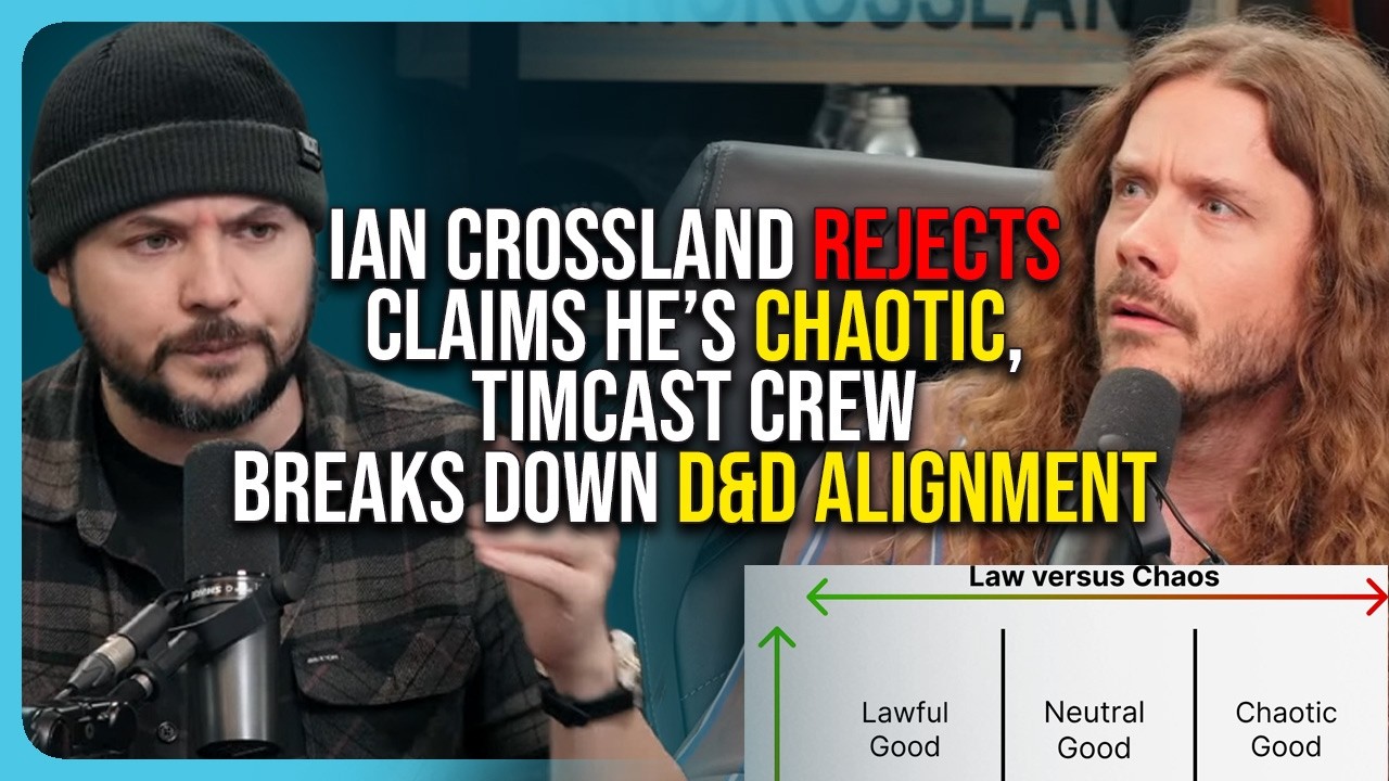 Ian Crossland REJECTS Claims He’s Chaotic, Timcast Crew Breaks Down D&D Alignment