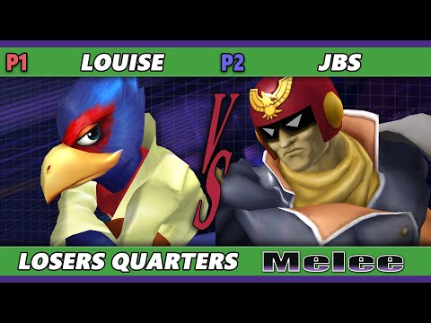 S@X 472 Losers Quarters - Louise (Falco) Vs. JBs (Captain Falcon) Smash Melee - SSBM
