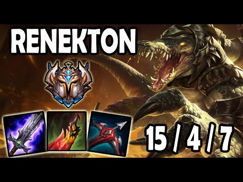 Renekton vs Aatrox TOP Ranked Challenger NA