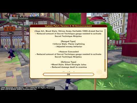 Naurto Shinobi Strikers Job Balance update 2.16