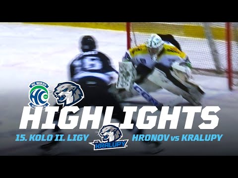 15. kolo HC Wikov Hronov vs HK Kralupy | 2. liga 2025/26 Highlights