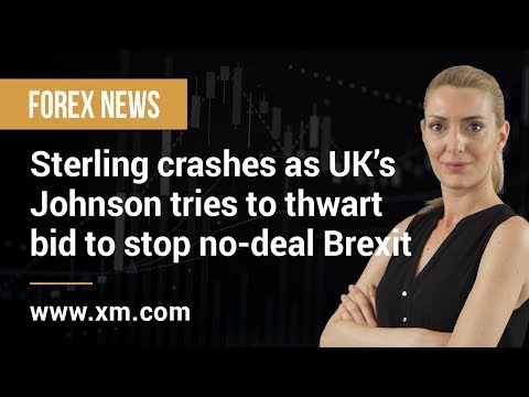 Forex News: 03/09/2019 - Sterling crashes as UK’s Johnson tries to thwart bid to stop no-deal Brexit