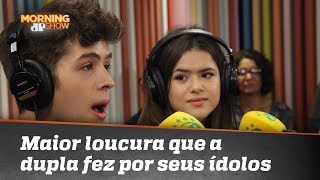 Qual a maior loucura que Maisa e João Guilherme fizeram?