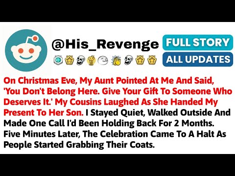 On Christmas Eve, My Aunt Pointed At Me And Said, 'You Don't Belong Here. Give Your Gift To Someone