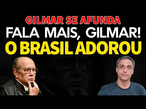 Fala mais, Gilmar! O Brasil está adorando essas entrevistas desesperadas.