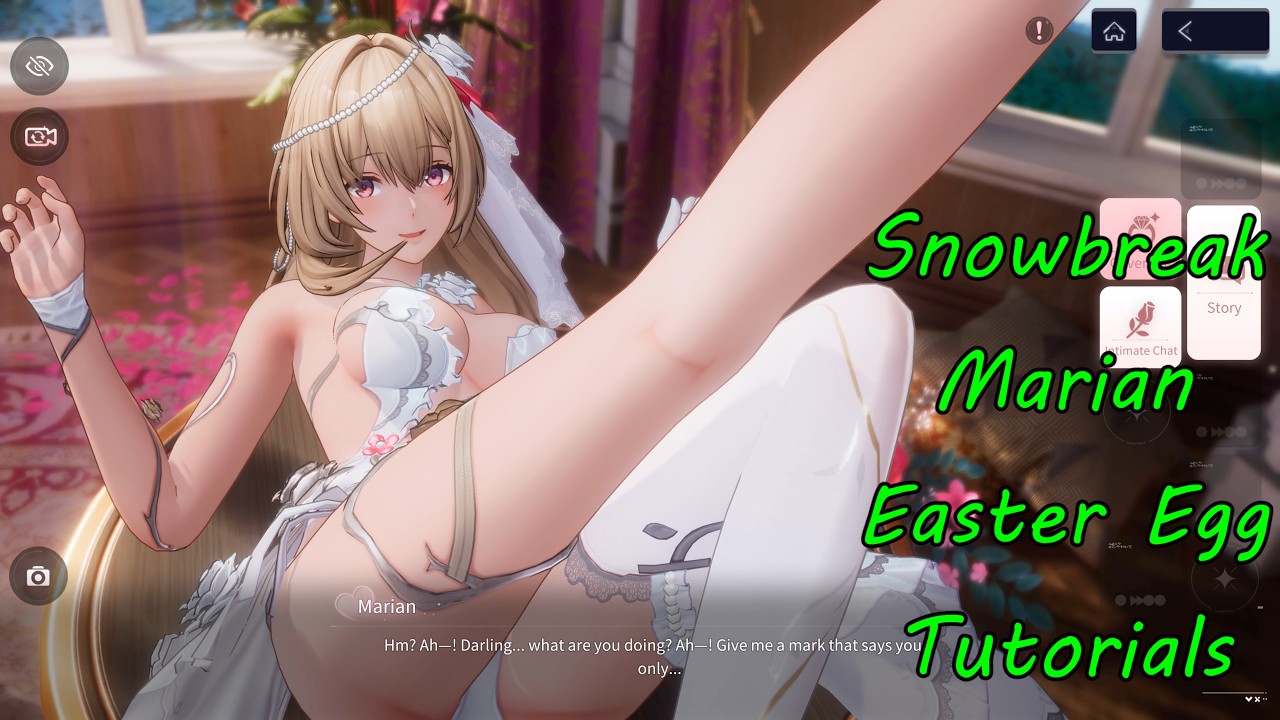 [Tutorials] Snowbreak Marian Wedding Interactive Scene