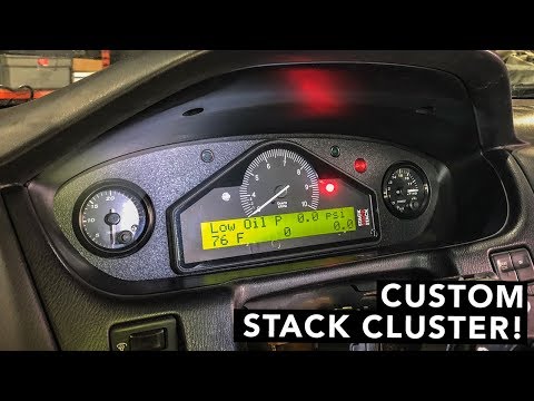 Installing A Stack Gauge Cluster - Honda K-Swap 240SX