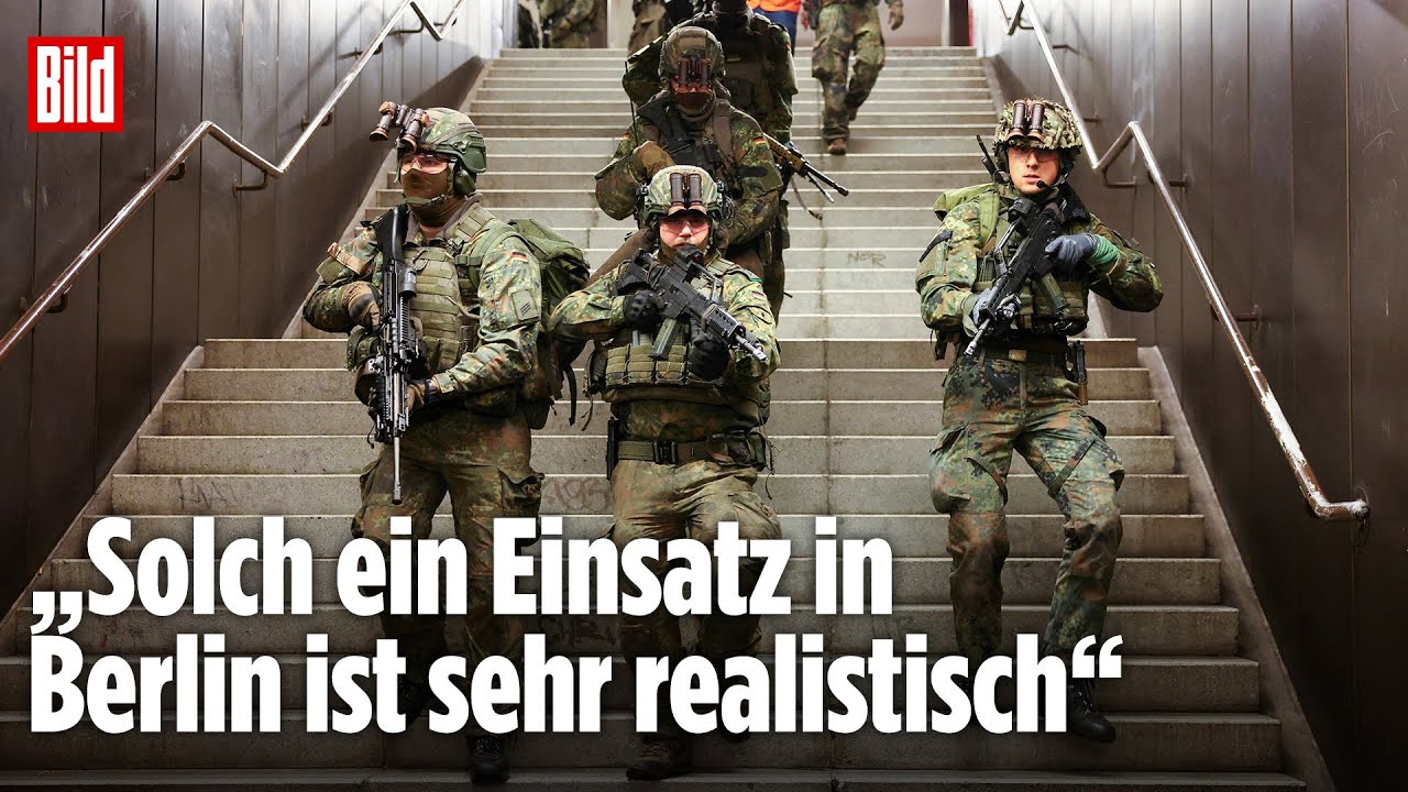 Berlin: Bundeswehr probt Kriegsfall in den U-Bahn-Katakomben