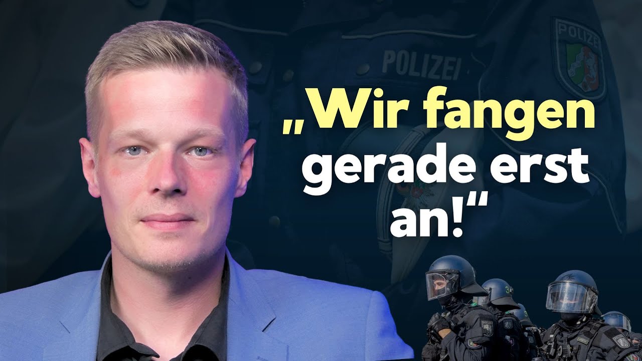 Manuel Ostermann: „Alle fünf Minuten wird ein Polizeibeamter Opfer einer Straftat“ [TEASRER]