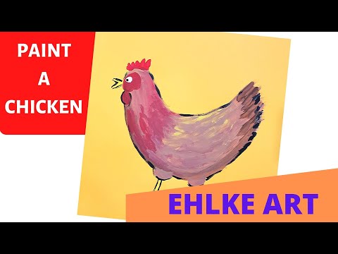 PAINT a CHICKEN for kids